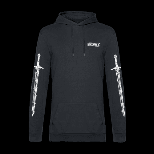 Momo - Mikina ExtraSwords - Unisex, Tmavá šedá, S