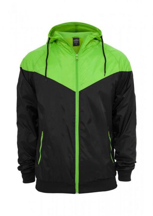 Urban Classics Prechodná bunda 'Arrow'  zelená / čierna