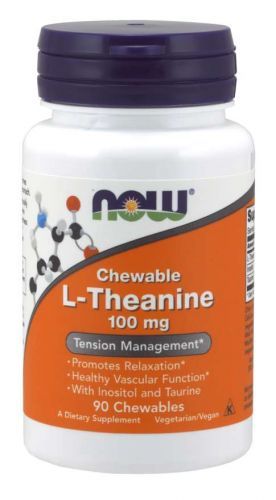 Now Foods L-Theanine stresový manažment 100 mg 90 kapsúl