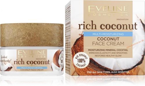 Eveline Cosmetics EVELINE Rich Coconut multi-hydratačný kokosový krém 50ml
