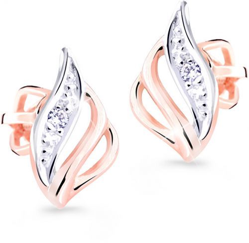 Cutie Jewellery Luxusné zlaté náušnice s trblietavými zirkónmi Z8024-30-10-X-4