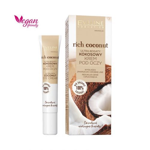 Eveline Cosmetics EVELINE Rich Coconut kokosový očný krém 20ml