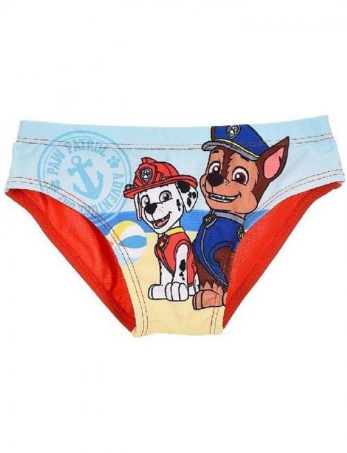 Chlapčenské plavky paw patrol - červené