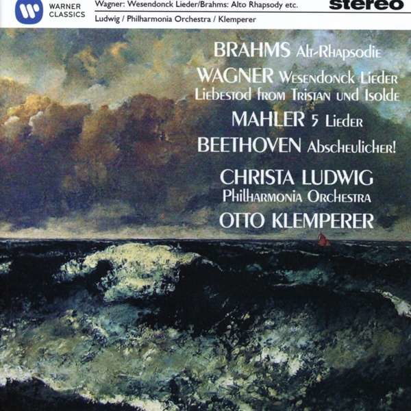 CD LUDWIG/KLEMPERER - BRAHMS: ALT-RHAPSODIE/ WAGNER: WESENDONCK-LIEDER / MAHLER: 5 LIEDER