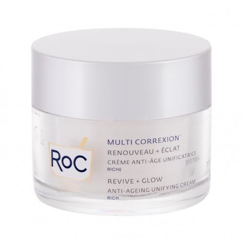 RoC Multi Correxion Revive + Glow Anti-Ageing Unifying Cream 50 ml denný pleťový krém na veľmi suchú pleť; výživa a regenerácia pleti
