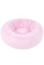 Pelech Adele plyš s dlhým vlasom 50cm Ružová 1ks