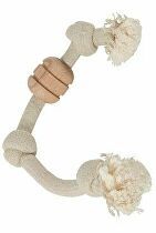 Hračka pes Preťahovadlo WILD Mix 3 uzly Zolux