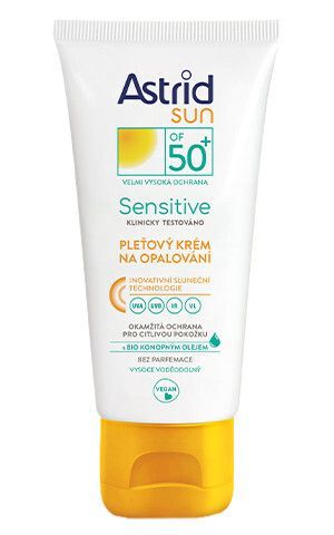 Astrid Krém na opaľovanie pre citlivú pleť OF 50+ 50 ml