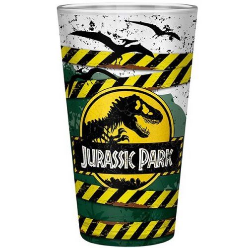 Pohár Danger High Voltage Large Glass (Jurassic Park) ABYVER159