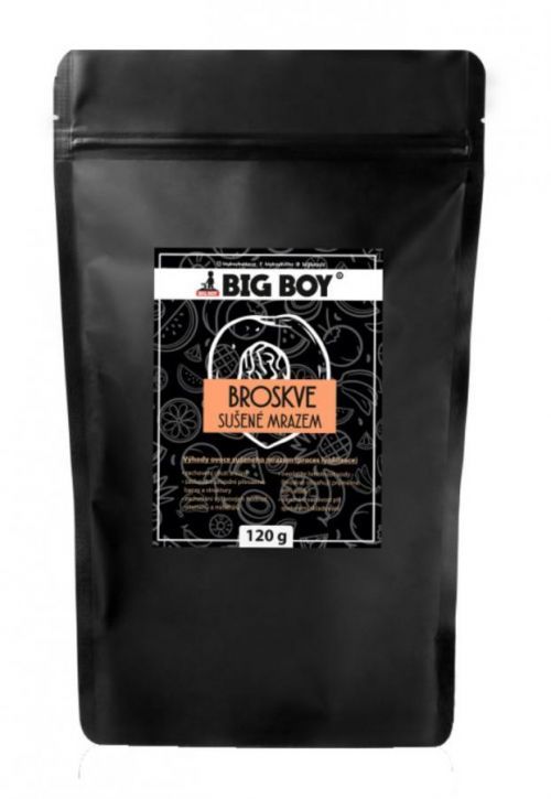 Big Boy Broskyne plátky lyofilizovanej 120 g