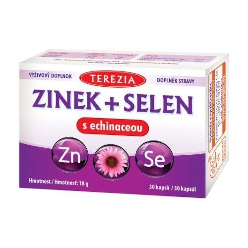 TEREZIA Zinok + selén s echinaceou 30 kapsúl