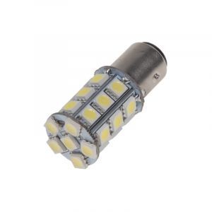 Led autožiarovka BAY15d / 12V - biela 27x SMD LED dvojvláknová (2ks)