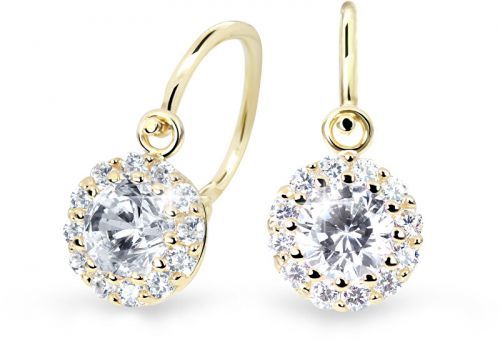 Cutie Jewellery Krásne detské náušnice C2745-10-X-1 fialová