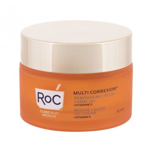 RoC Multi Correxion Revive + Glow 50 ml pleťový gél na veľmi suchú pleť; na dehydratovanu pleť; proti vráskam; na rozjasnenie pleti