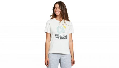 Dedicated T-shirt Mysen All We Have Off-White biele 18310