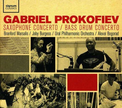 CD PROKOFIEV, GABRIEL - SAXOPHONE CONCERTO AND BASS DRUM CONCERTO