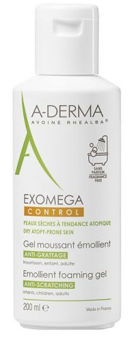 A-DERMA Exomega CONTROL Zvláčňujúci penový gel 200ml