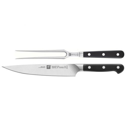 Zwilling Pro súprava na porciovanie mäsa: plátkovací nôž + vidlička na mäso