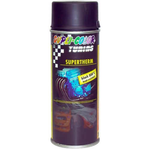 DUPLI COLOR Tuning SUPERTHERM - farba na výfuky - čierny do 800 C - 400 ml