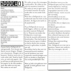 CD V/A - DE SPEECH