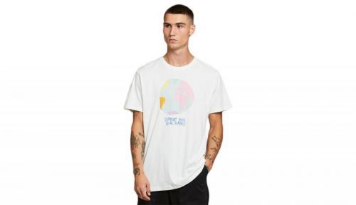 Dedicated T-shirt Stockholm Color Globe Off-White biele 18213