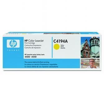 HP Tonerová cartridge HP Color LaserJet 4500, 4550, N, DN, HDN, žltá, C4194A, 6000% - originál