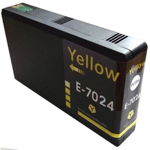 Tonery Náplně Epson T7024 kompatibilná kazeta s čipom (Žltá)