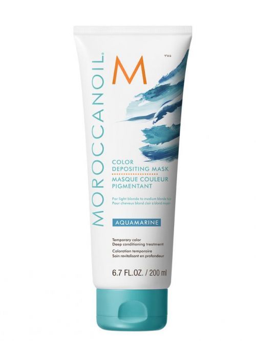 Tónující maska na vlasy Moroccanoil Color Depositing - Aquamarine, 200 ml (CDAQ200CZ) + DARČEK ZADARMO