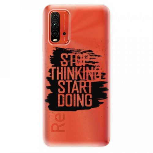 Odolné silikónové puzdro iSaprio - Start Doing - black - Xiaomi Redmi 9T