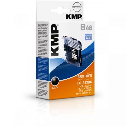 KMP Cartridge Brother LC-223BK,  - kompatibilna (Čierna)% - originál