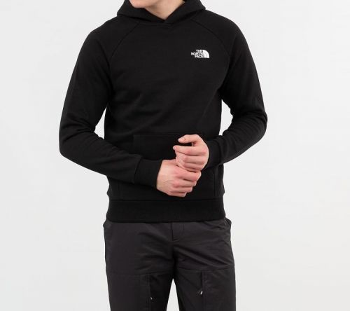 The North Face Raglan Red Box Hoodie Black
