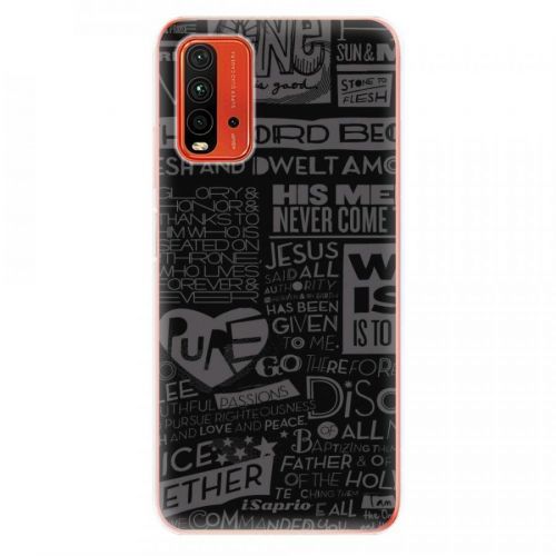 Odolné silikónové puzdro iSaprio - Text 01 - Xiaomi Redmi 9T