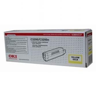 Oki Toner OKI Laser C3200, žltý, 42804537, 3000s, O% - originál
