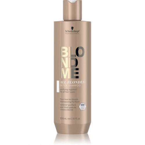 Schwarzkopf Professional Blondme All Blondes Detox čiastiaci detoxikačný šampón pre blond a melírované vlasy 300 ml