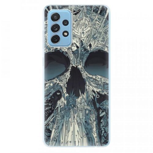 Odolné silikónové puzdro iSaprio - Abstract Skull - Samsung Galaxy A72