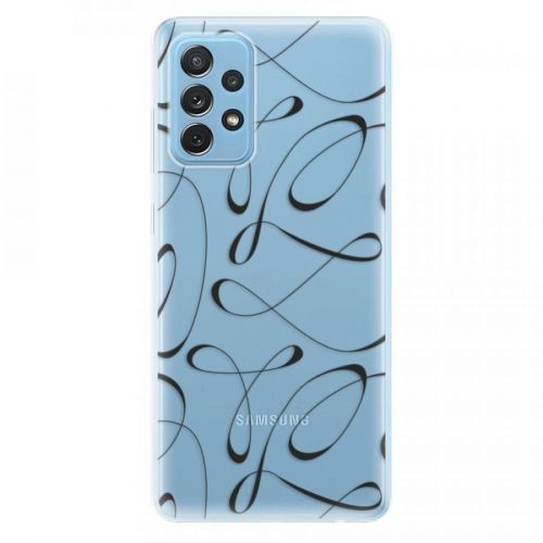 Odolné silikónové puzdro iSaprio - Fancy - black - Samsung Galaxy A72