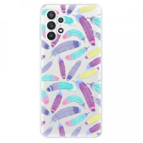Odolné silikónové puzdro iSaprio - Feather Pattern 01 - Samsung Galaxy A32
