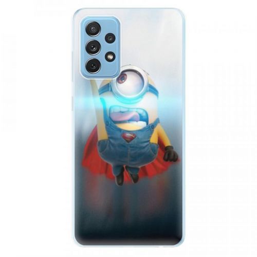 Odolné silikónové puzdro iSaprio - Mimons Superman 02 - Samsung Galaxy A72