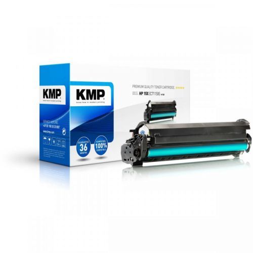 KMP Toner HP 15X, HP C7115X,  - kompatibilný s čipom (Čierny)