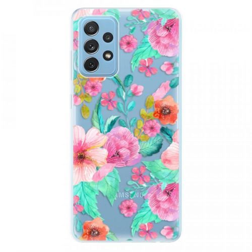 Odolné silikónové puzdro iSaprio - Flower Pattern 01 - Samsung Galaxy A72