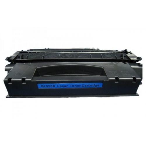 Tonery Náplně Toner HP Q7553X kompatibilný s čipom kazeta (Čierna)