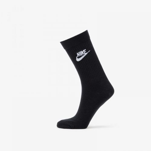 Nike Sportswear Everyday Essential 3 Pack Crew Socks Black/ White