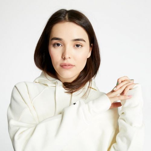 Converse Shapes Triangle Pullover Hoodie Egret
