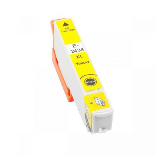 Tonery Náplně Epson T2434 XL kompatibilná kazeta s čipom (Žltá).cz