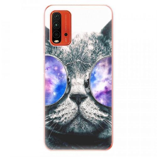 Odolné silikónové puzdro iSaprio - Galaxy Cat - Xiaomi Redmi 9T