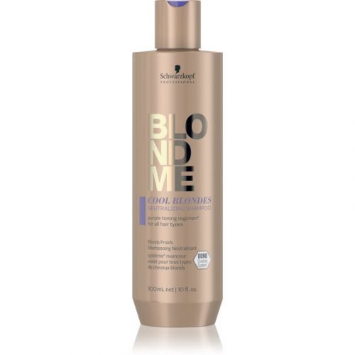 Schwarzkopf Professional Blondme Cool Blondes šampón neutralizujúci žlté tóny pre blond a melírované vlasy 300 ml