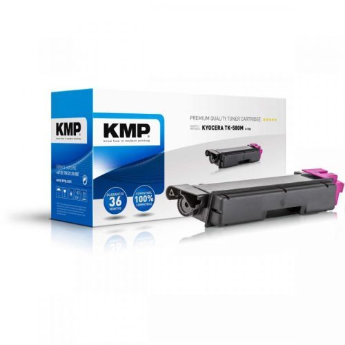 KMP Toner Kyocera TK-580M,  - kompatibilný s čipom (Purpurová)