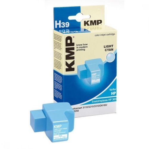 KMP Cartridge HP 363, HP C8774EE,  - kompatibilné (Foto azúrová)