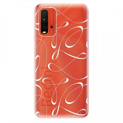 Odolné silikónové puzdro iSaprio - Fancy - white - Xiaomi Redmi 9T