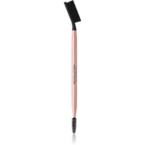 Makeup Revolution Create obojstranný štetec na obočie I. typ R13